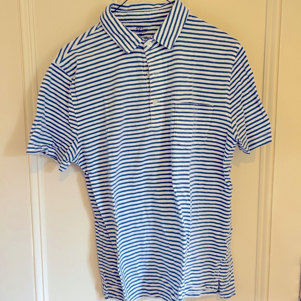 JCrew Striped Polo